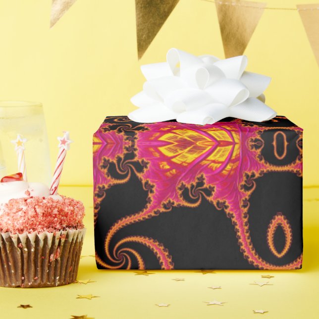 Utförlig fraktal presentpapper (Födelsedagsfest)