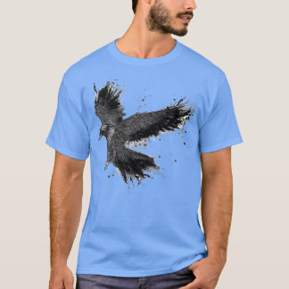 Utförlig handgjord Mörk, figur Illustration Classi T Shirt