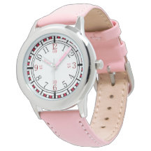 Utförlig klocka ansikte i olika färg