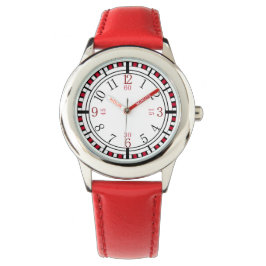 Utförlig klocka ansikte i olika färg