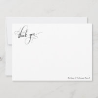 Utforma Calligraphy Simple Black & White
