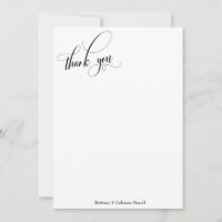 Utforma Calligraphy Simple Black & White