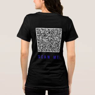 Utforma den egna Anpassningsbarna QR-kodmallen T-S T Shirt