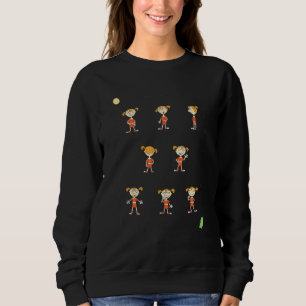 Utforma den lilla flickan med röda kläder så att M T Shirt