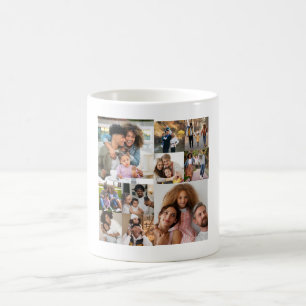 Utforma din egen 10-fotokollage kaffemugg