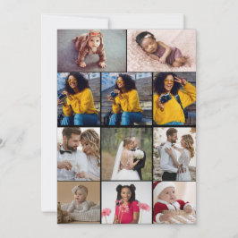 Utforma din egen 11 fotokollage tack kort