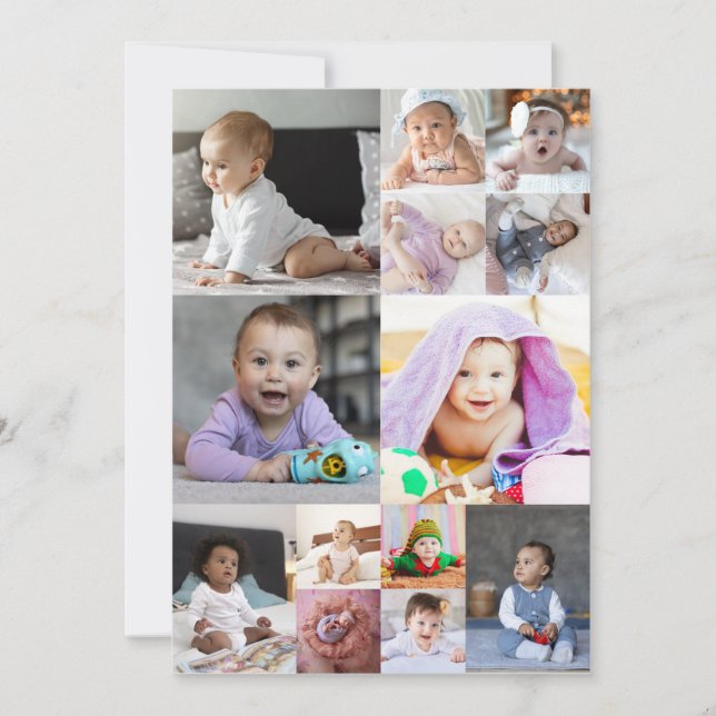 Utforma din egen 13 fotokollage meddelande (Framsida)