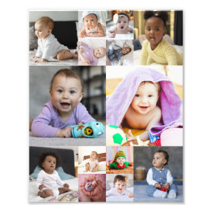Utforma din egen 14 fotokollage fototryck