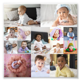 Utforma din egen 14 fotokollage fototryck