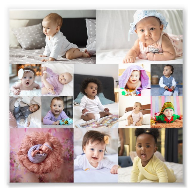 Utforma din egen 14 fotokollage fototryck (Framsidan)