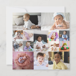 Utforma din egen 14 fotokollage tack kort