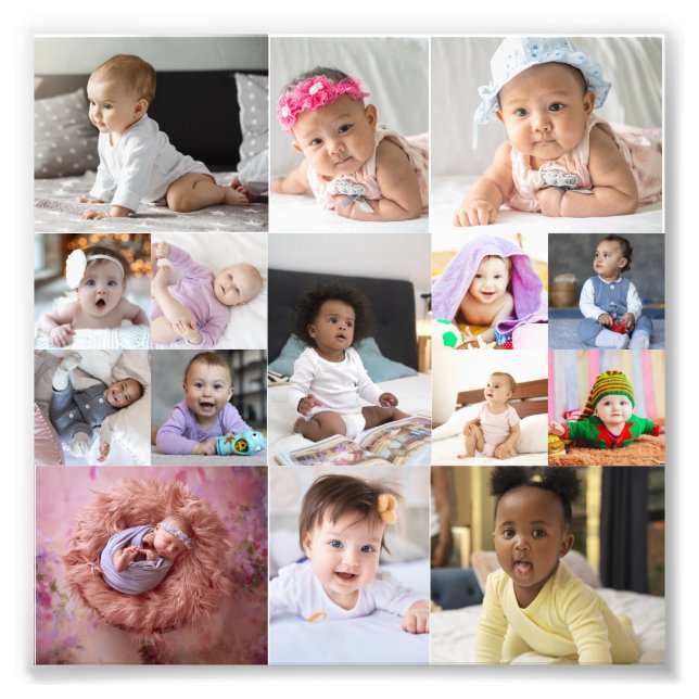 Utforma din egen 15 fotokollage fototryck (Framsidan)