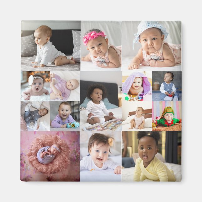 Utforma din egen 15 fotokollage magnet (Framsidan)