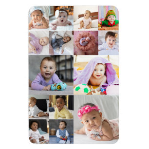 Utforma din egen 15 fotokollage magnet