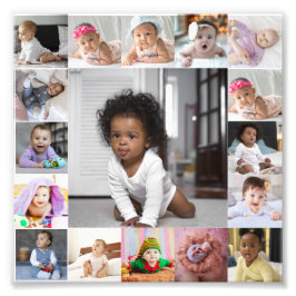 Utforma din egen 17 fotokollage fototryck