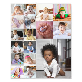 Utforma din egen 17 fotokollage fototryck