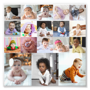 Utforma din egen 18 fotokollage fototryck