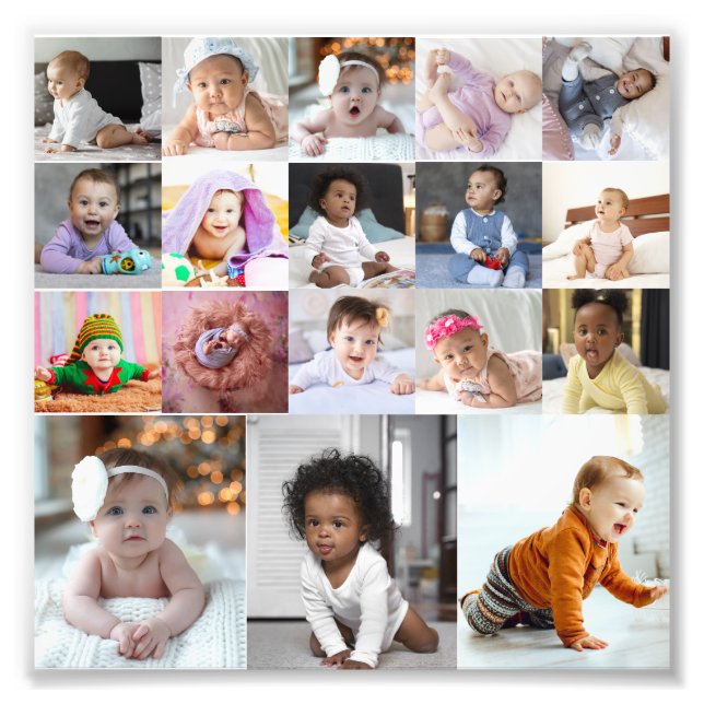 Utforma din egen 18 fotokollage fototryck (Framsidan)