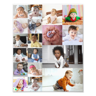 Utforma din egen 18 fotokollage fototryck