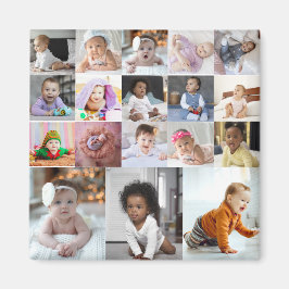 Utforma din egen 18 fotokollage magnet