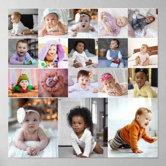 Utforma din egen 18 fotokollage poster (Framsidan)