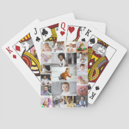 Utforma din egen 19 fotokollage casinokort