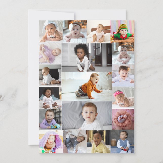 Utforma din egen 19 fotokollage meddelande (Framsida)