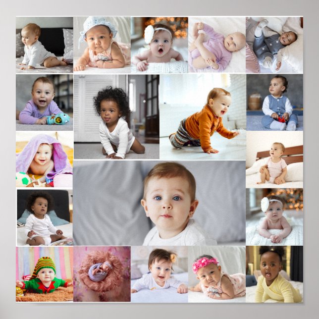 Utforma din egen 19 fotokollage poster (Framsidan)