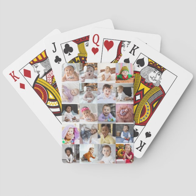 Utforma din egen 20-fotokollage casinokort (Baksidan)