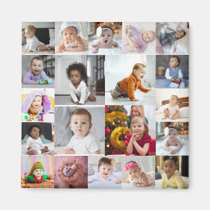 Utforma din egen 20-fotokollage magnet