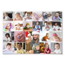 Utforma din egen 21 fotokollage fototryck