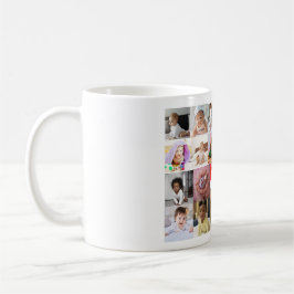 Utforma din egen 21 fotokollage kaffemugg