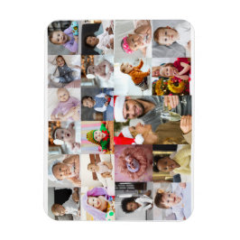 Utforma din egen 21 fotokollage magnet