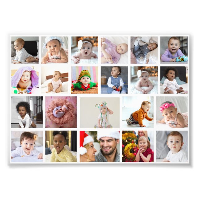 Utforma din egen 22 fotokollage fototryck (Framsidan)