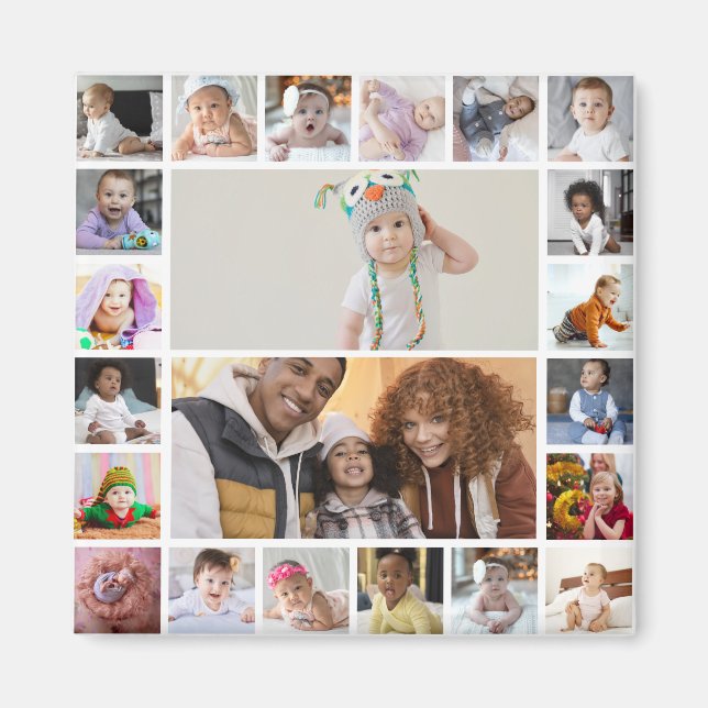Utforma din egen 22 fotokollage magnet (Framsidan)