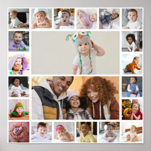 Utforma din egen 22 fotokollage poster