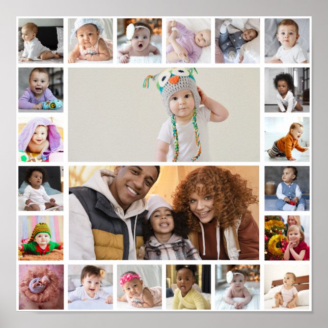 Utforma din egen 22 fotokollage poster (Framsidan)
