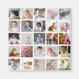 Utforma din egen 25 fotokollage magnet