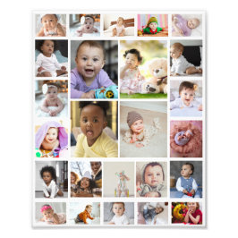 Utforma din egen 25 fotokollage Poster