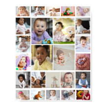 Utforma din egen 25 fotokollage Poster