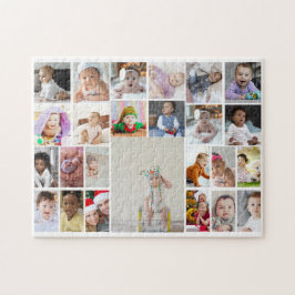 Utforma din egen 25 fotokollage pussel
