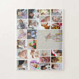 Utforma din egen 25 fotokollage pussel