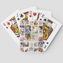 Utforma din egen 25 fotokollage-rambild casinokort