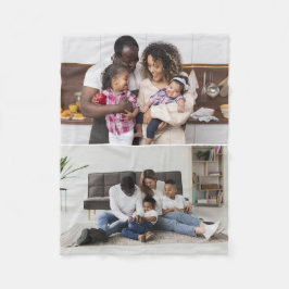 Utforma din egen 2-fotokollage fleecefilt