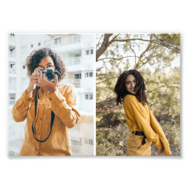 Utforma din egen 2-fotokollage fototryck