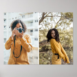 Utforma din egen 2-fotokollage poster