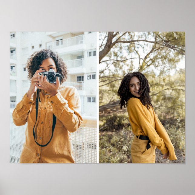 Utforma din egen 2-fotokollage poster (Framsidan)