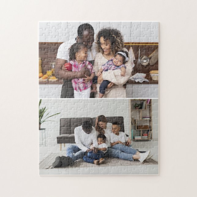 Utforma din egen 2-fotokollage pussel (Vertikal)