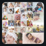 Utforma din egen 30-fotokollage fyrkantigt klistermärke<br><div class="desc">Anpassa fotografiet. Du kan göra den här anpassningsbarna till specialtillfällen som bröllop,  födelsedagar,  jul,  Helgdagar,  minnesmärken,  Studenten,  nyliberaler och mycket annat. Det kan också ges som en gåva till din bästa vän,  nära vän,  familj och släktingar.</div>