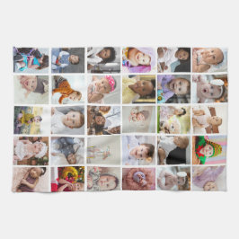 Utforma din egen 30-fotokollage kökshandduk